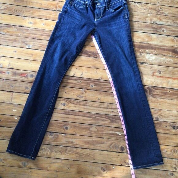 CITIZEN of Humanity dark blue Ava style COH low rise straight legs jeans size 26 - Picture 8 of 12